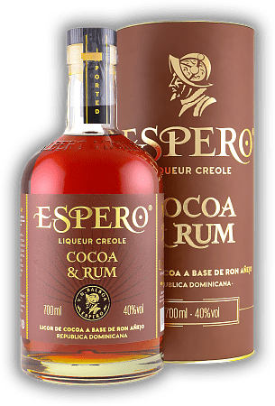 Espero Creole Cocoa & Rum Espero Creole Cocoa & Rum Ein Kakao-Likör auf Rum-Basis. 0,7	 Liter - Vol 40%