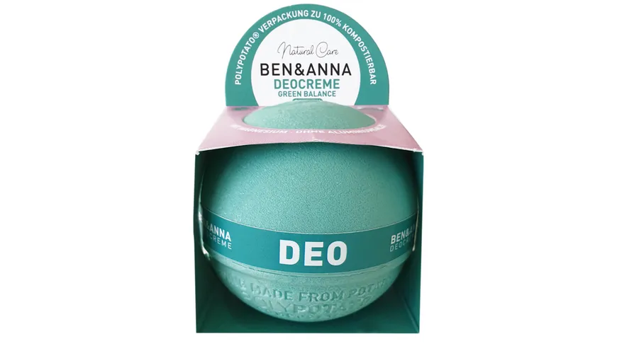 BEN&ANNA Poly Potato Deocreme Green Balance 40 g