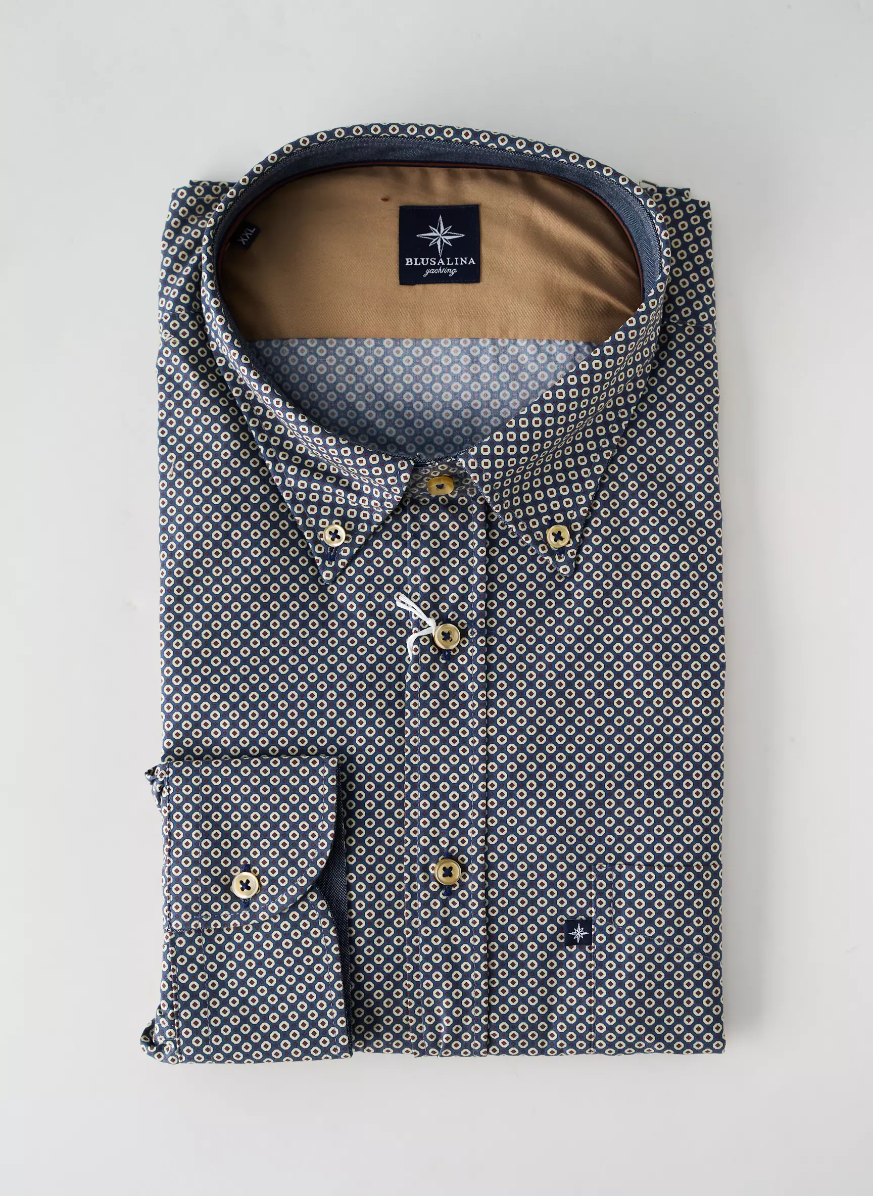 Blusalina Manches Longues Homme couleur bleu