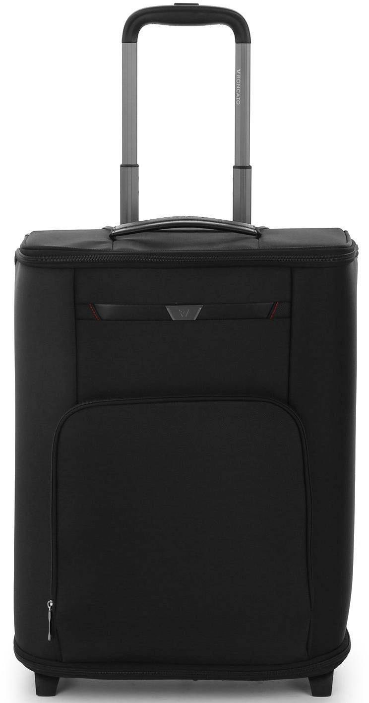 RONCATO Kleidersack BIZ 4.0 Kabinentrolley-Kleidersack auf Rollen, schwarz mit Kleiderbügel in der Kabine