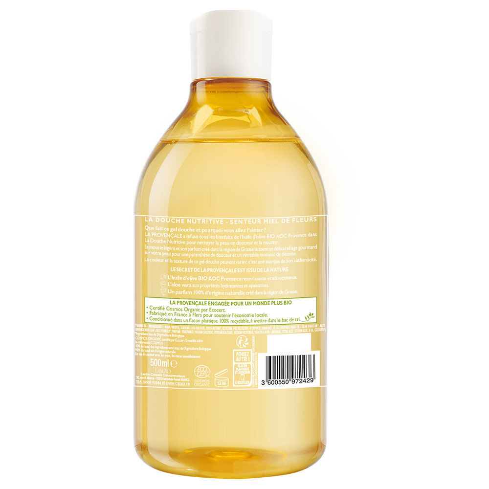 La Provençale La Douche Nutritive Senteur Miel de Fleurs Gel Douche Bio