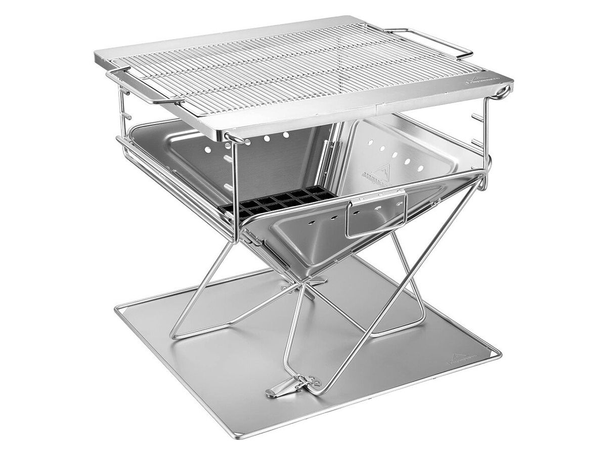 Campingmoon XL Zusammenklappbarer Multifunktionsgrill