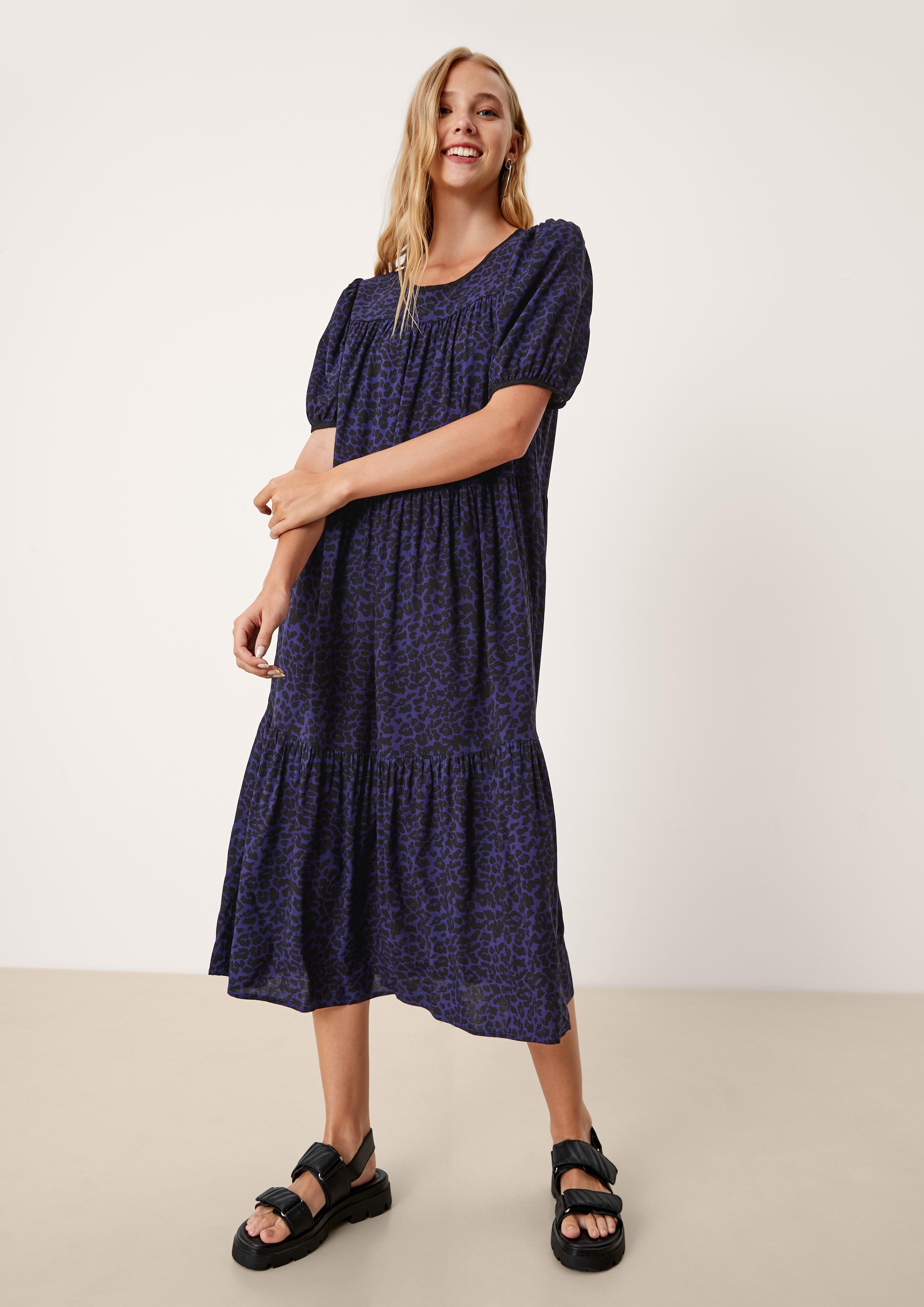 Stufenkleid mit Animalprint  2125255-56A1