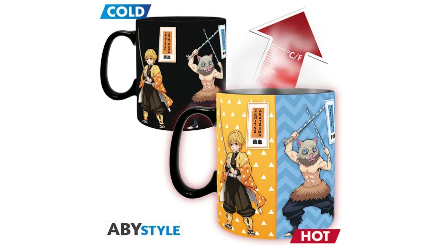 DEMON SLAYER - Tasse Heat Change - 460 ml - Slayers x2