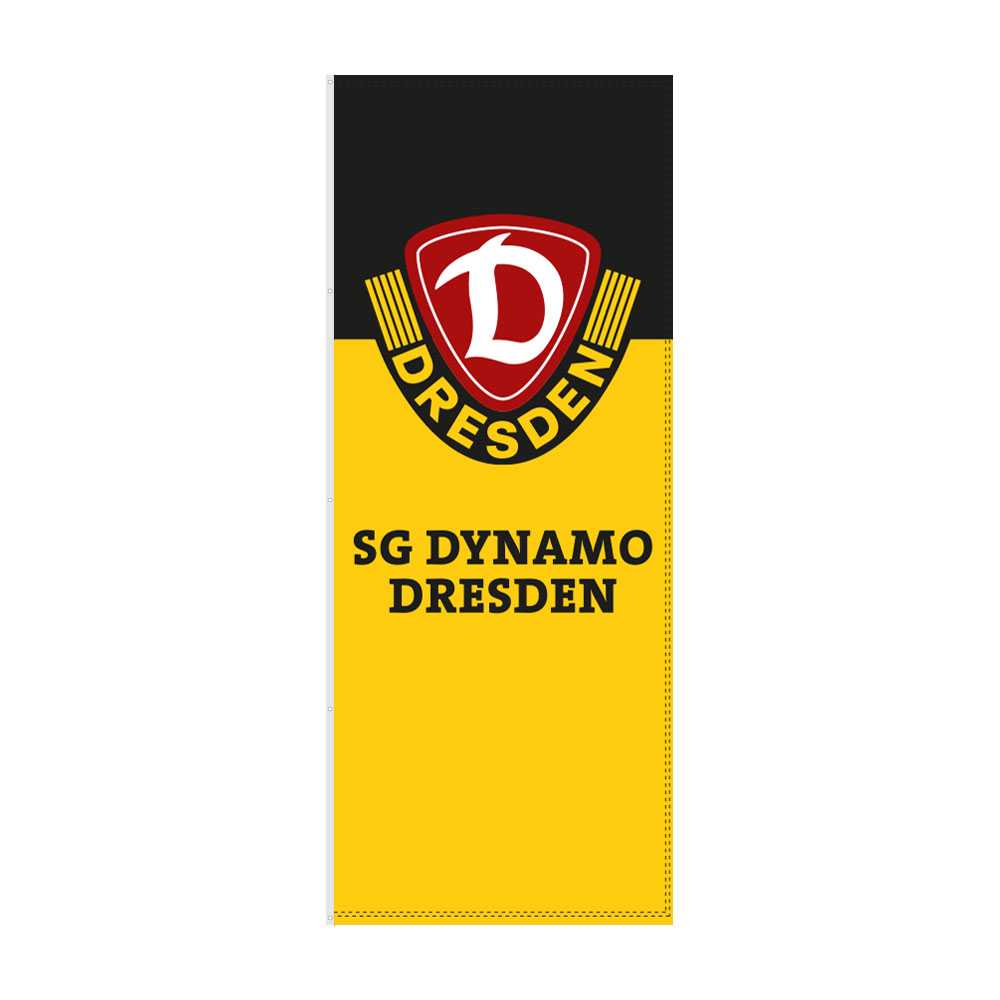 Hissfahne SG DYNAMO DRESDEN 120 x 300 cm