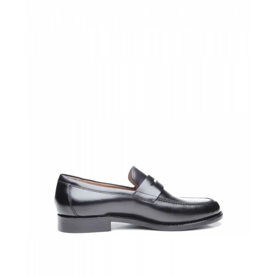 Heinrich Dinkelacker - Loafer WIEN PLAIN BC Kalbsleder - schwarz