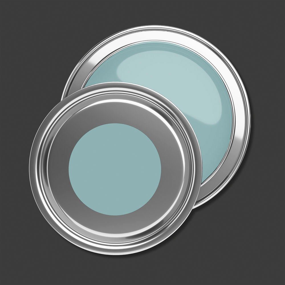 A.S. Création Wandfarbe Premium Innenwandfarbe PURO Tuchmatt bluish petrol, ideal für Wohnzimmer, Schlafzimmer, Flur und Küche, Farbwelt Blau
