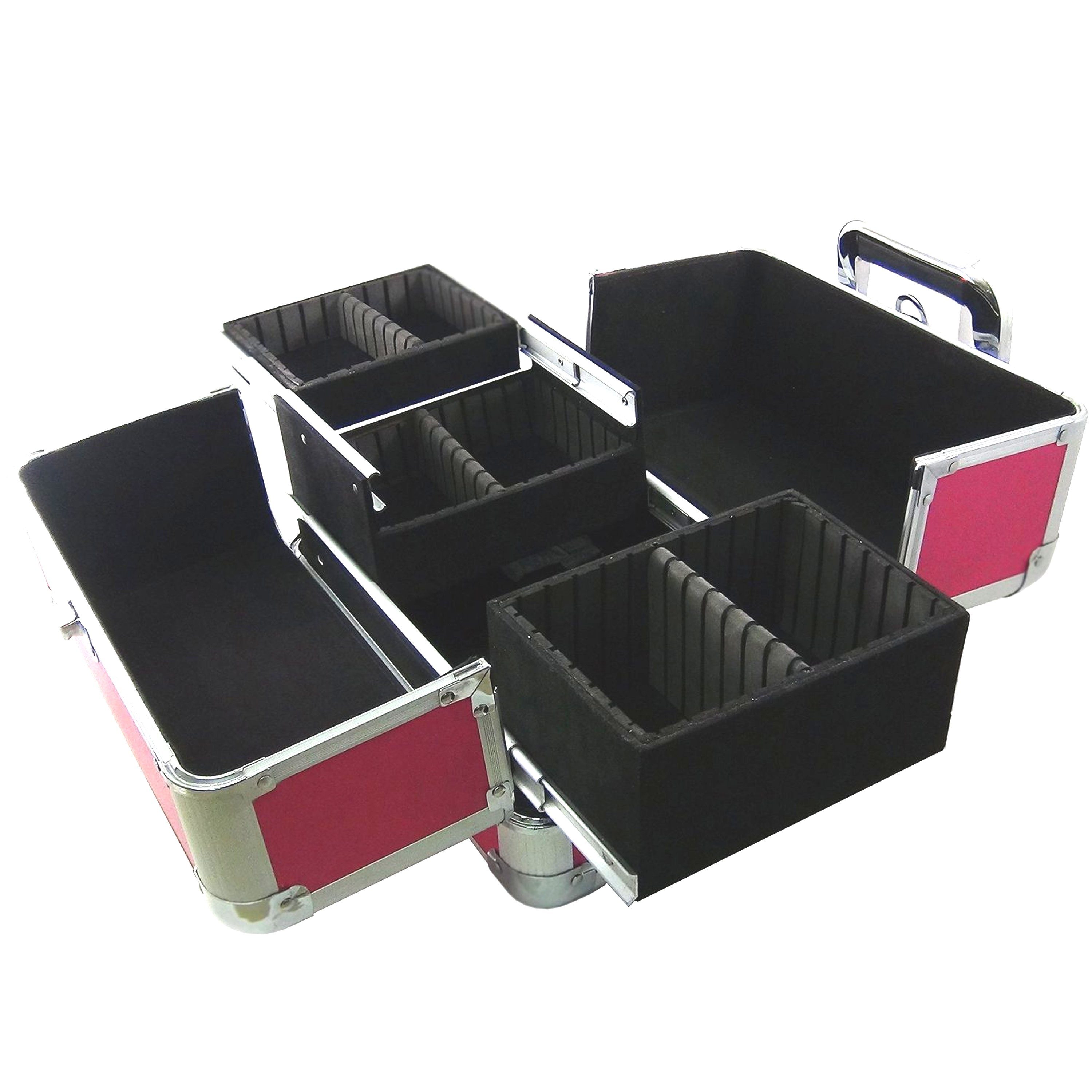 Dynasun Beautycase BS35 XXL Fucsia (1-tlg), ALU Design Beautycase Schminkkoffer Kosmetikkoffer