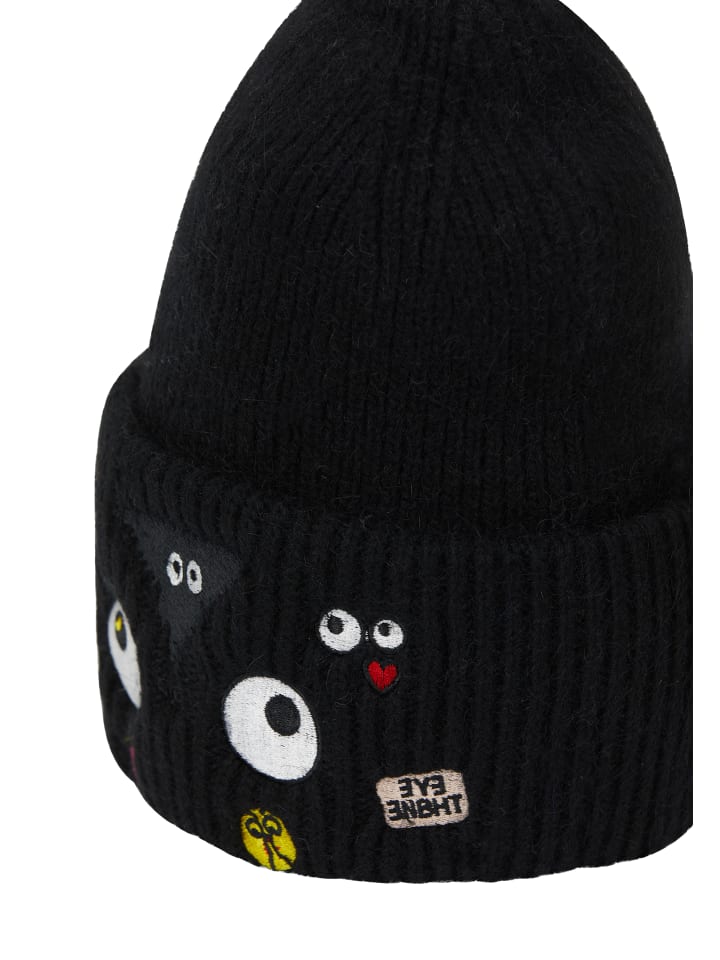 myMo Beanie Beanie in Black günstig kaufen onesize