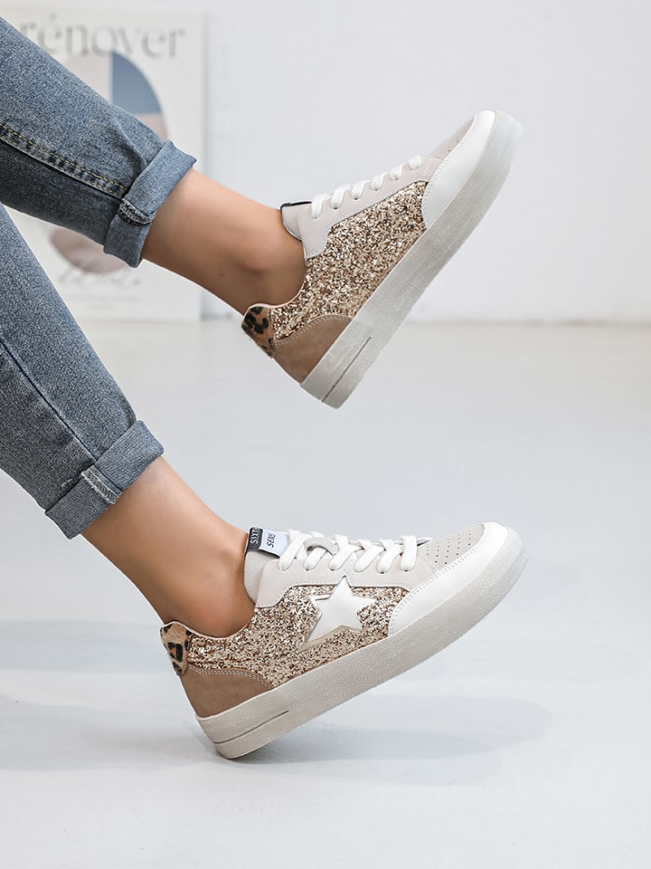 Sixth Sens Sneakers in Gold günstig kaufen