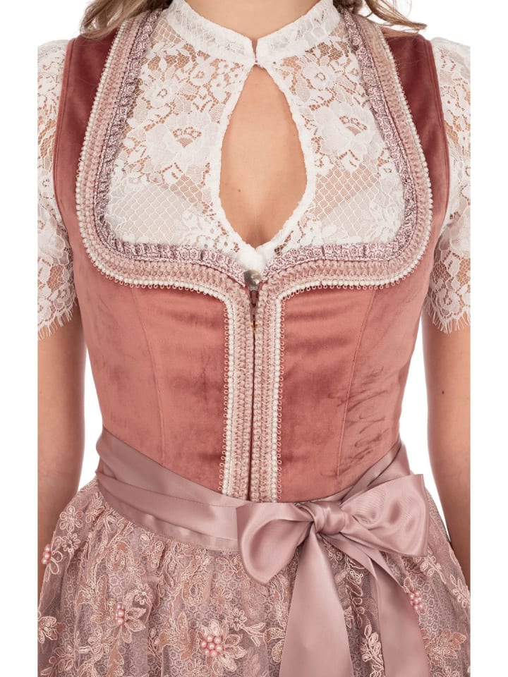 KRÜGER Midi Dirndl 415466 in rose günstig kaufen