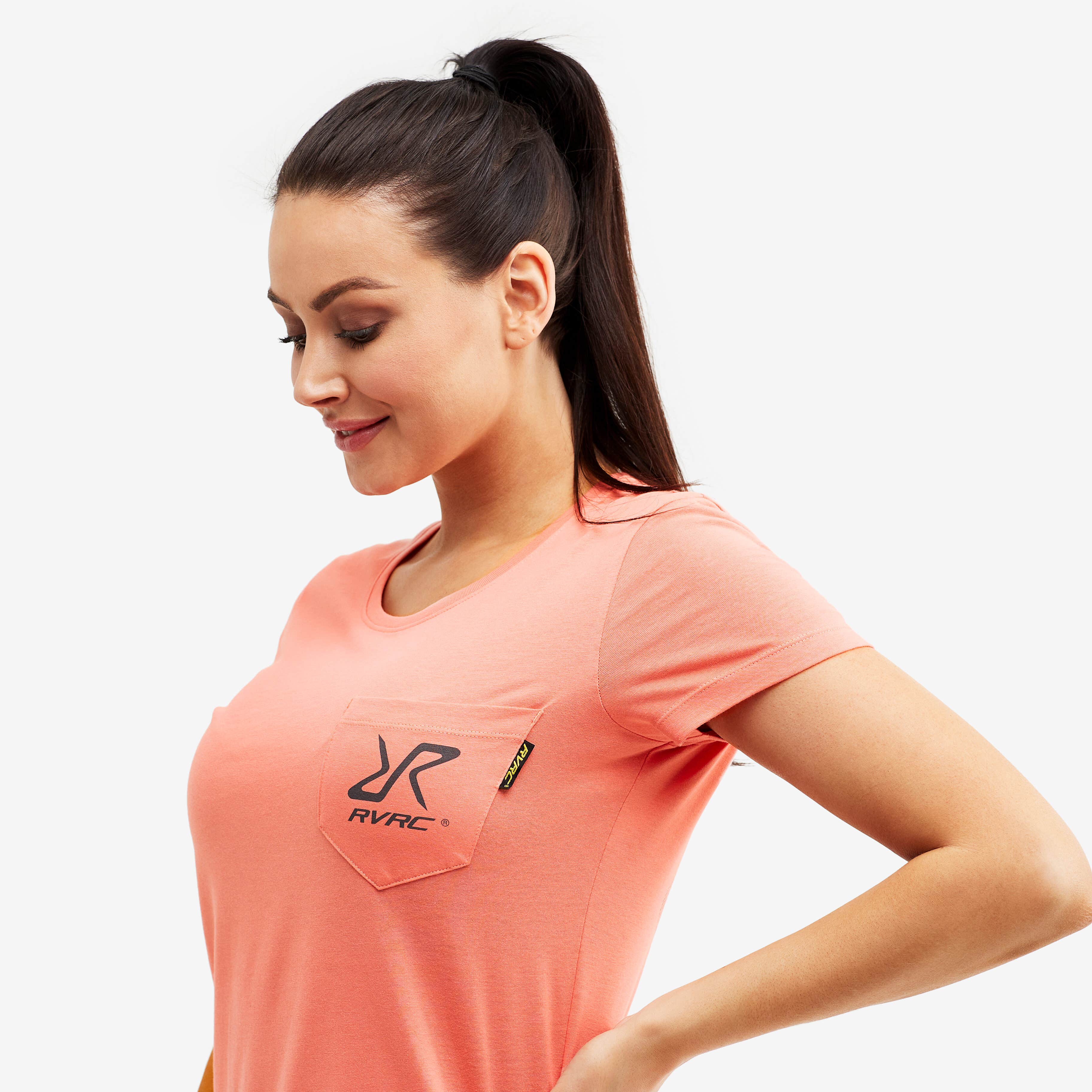Fat Graphic Tee Femme Burnt Coral