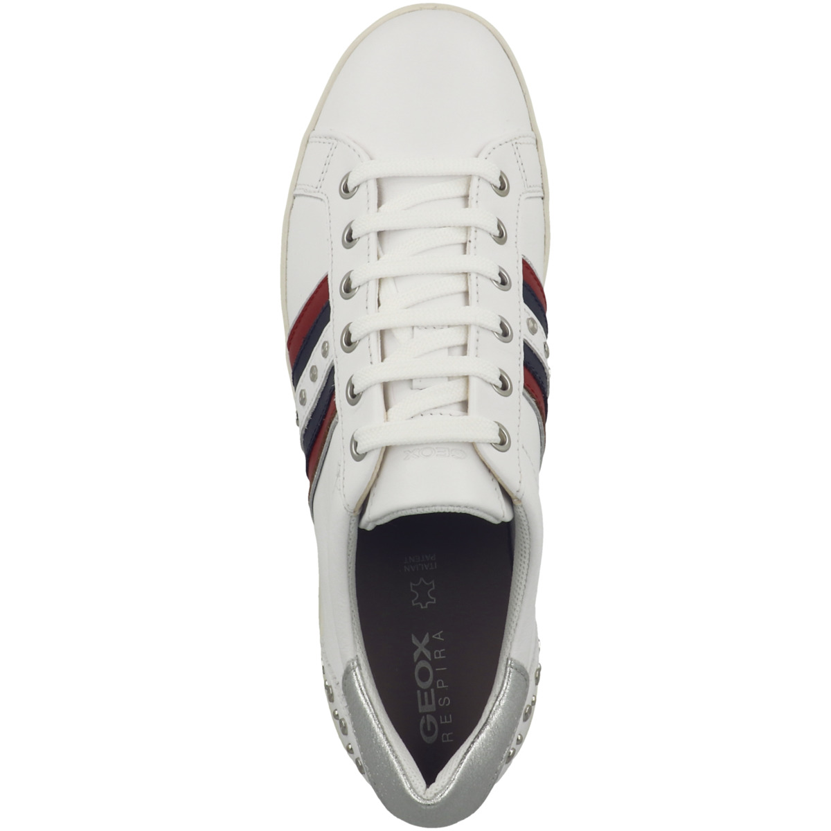Geox D Jaysen A Sneaker Low weiss
