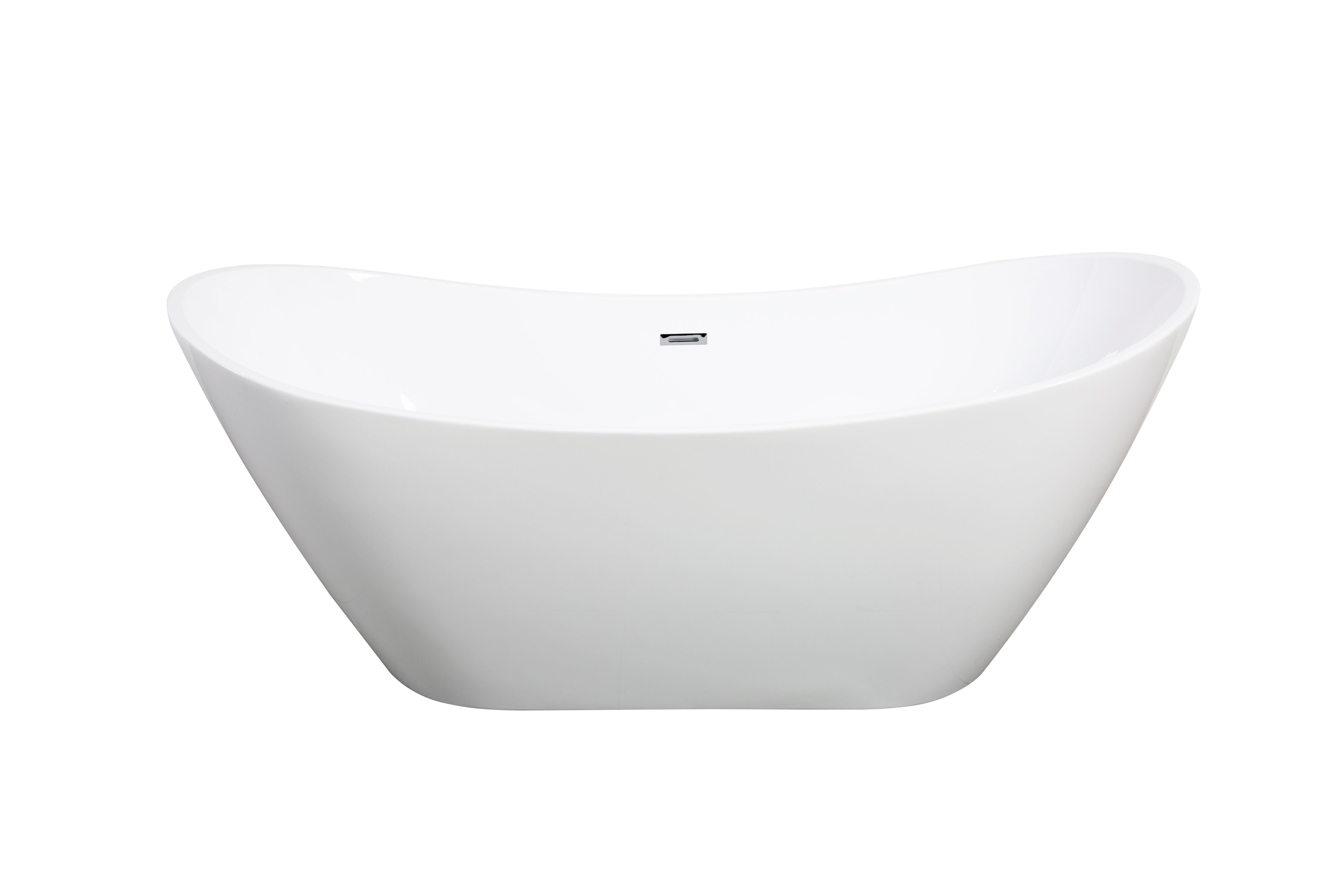 DOTMALL Badewanne Acryl freistehende Badewanne Moderne freistehende Badewanne