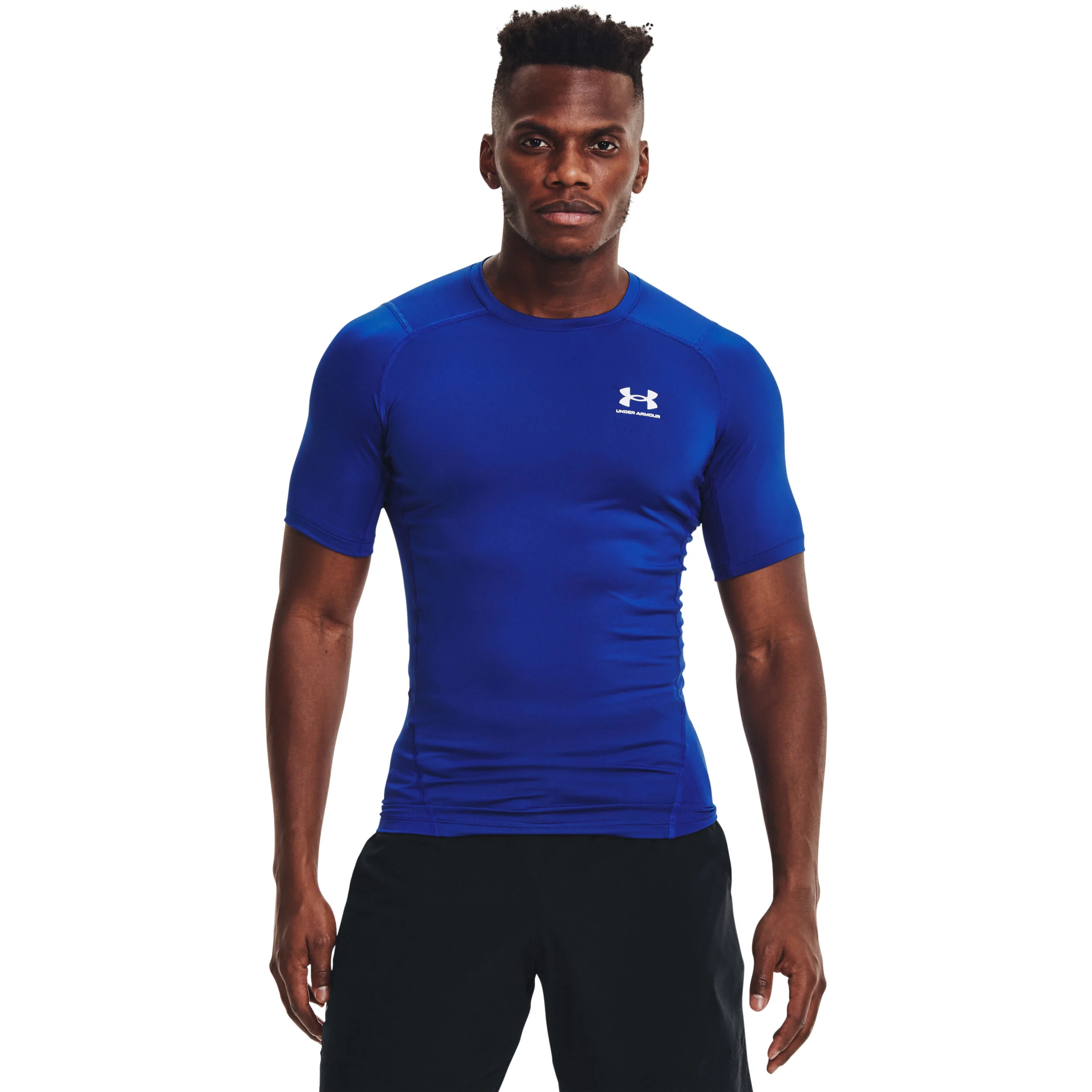 Heatgear Comp T-Shirt Herren - Blau, Weiß