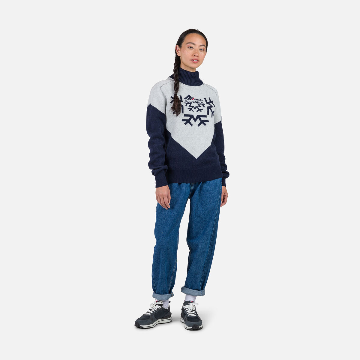 Damenpullover mit Rollkragen Cieloalto