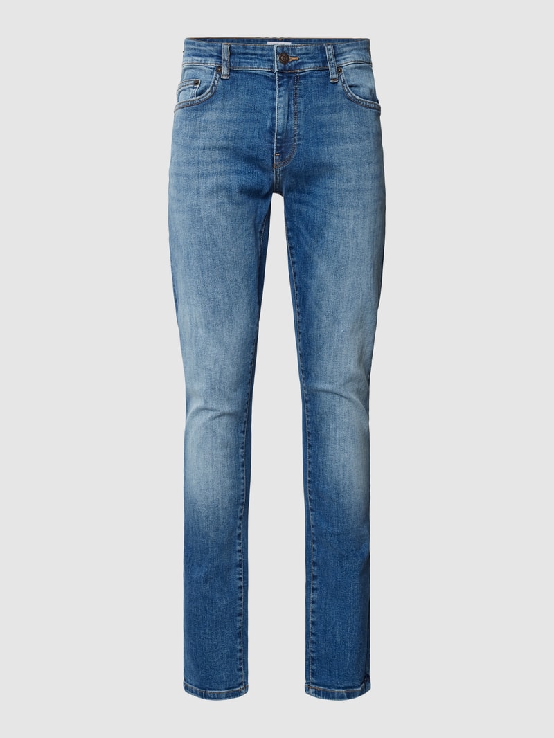 Slim Fit Jeans im 5-Pocket-Design Modell 'LOOM' in jeans