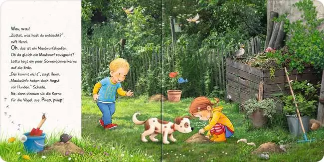 Lotta entdeckt die Welt: Im Garten