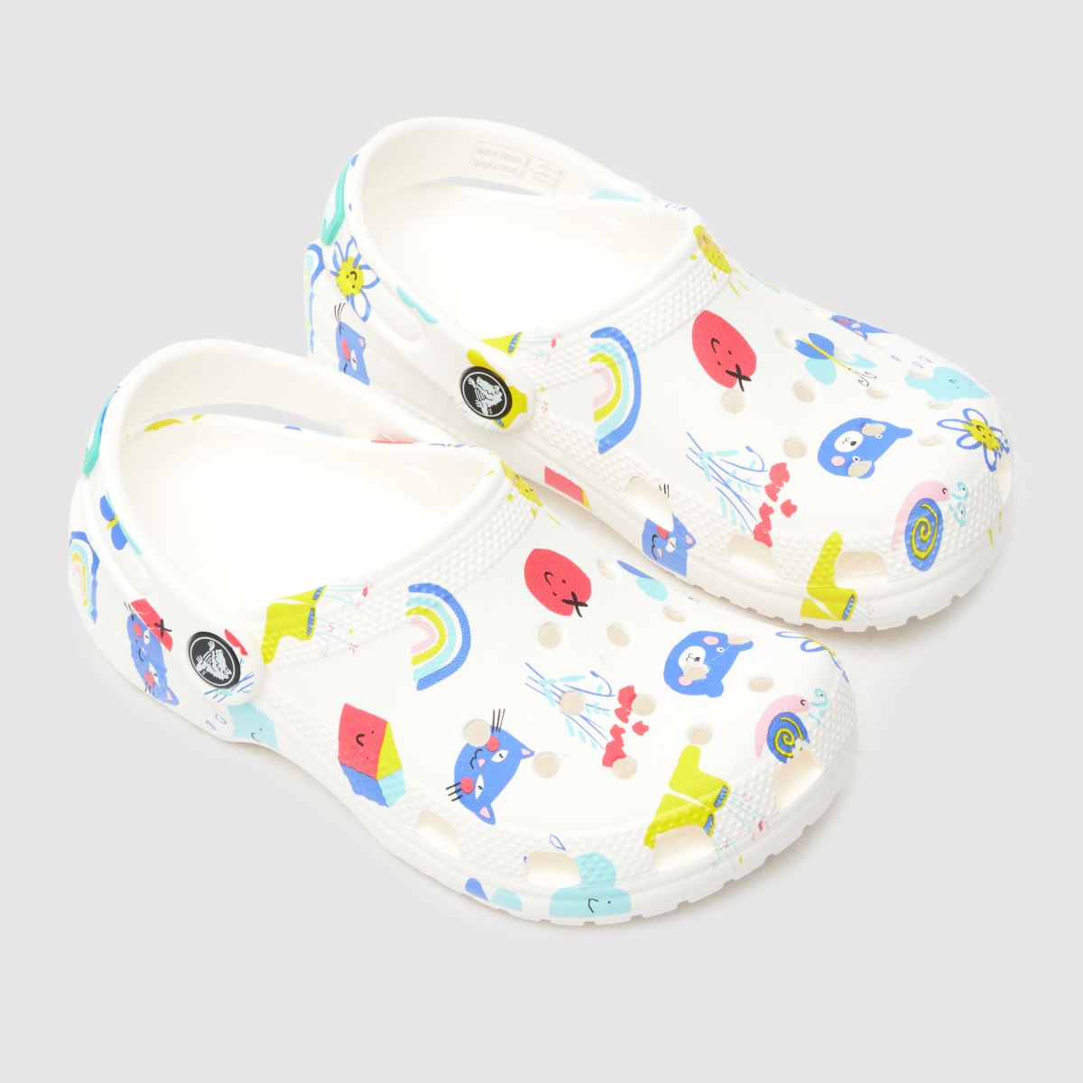 Crocs multi classic badtofflor Junior sandaler