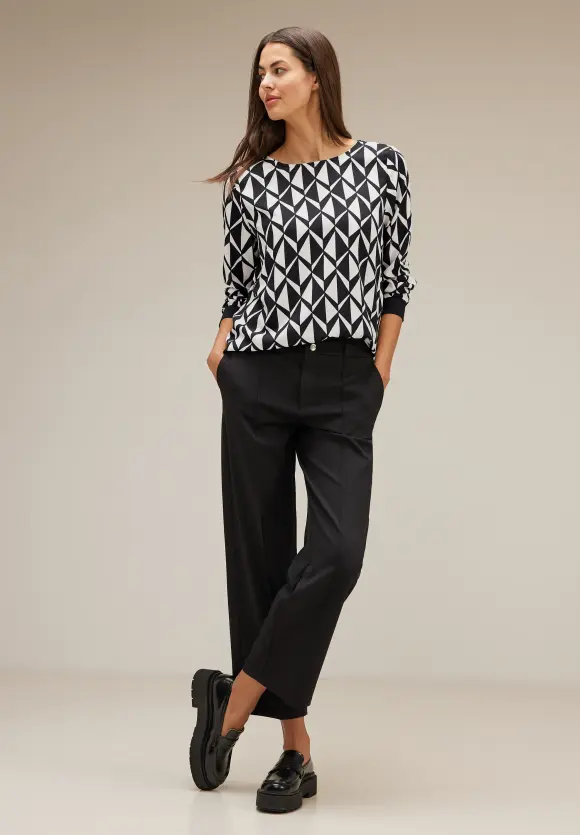 Street One Bluse mit grafischem Print