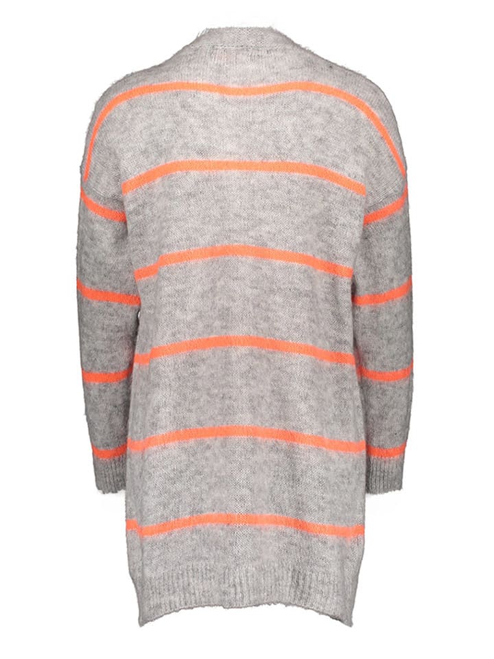 miss goodlife Cardigan in Grau/ Orange günstig kaufen