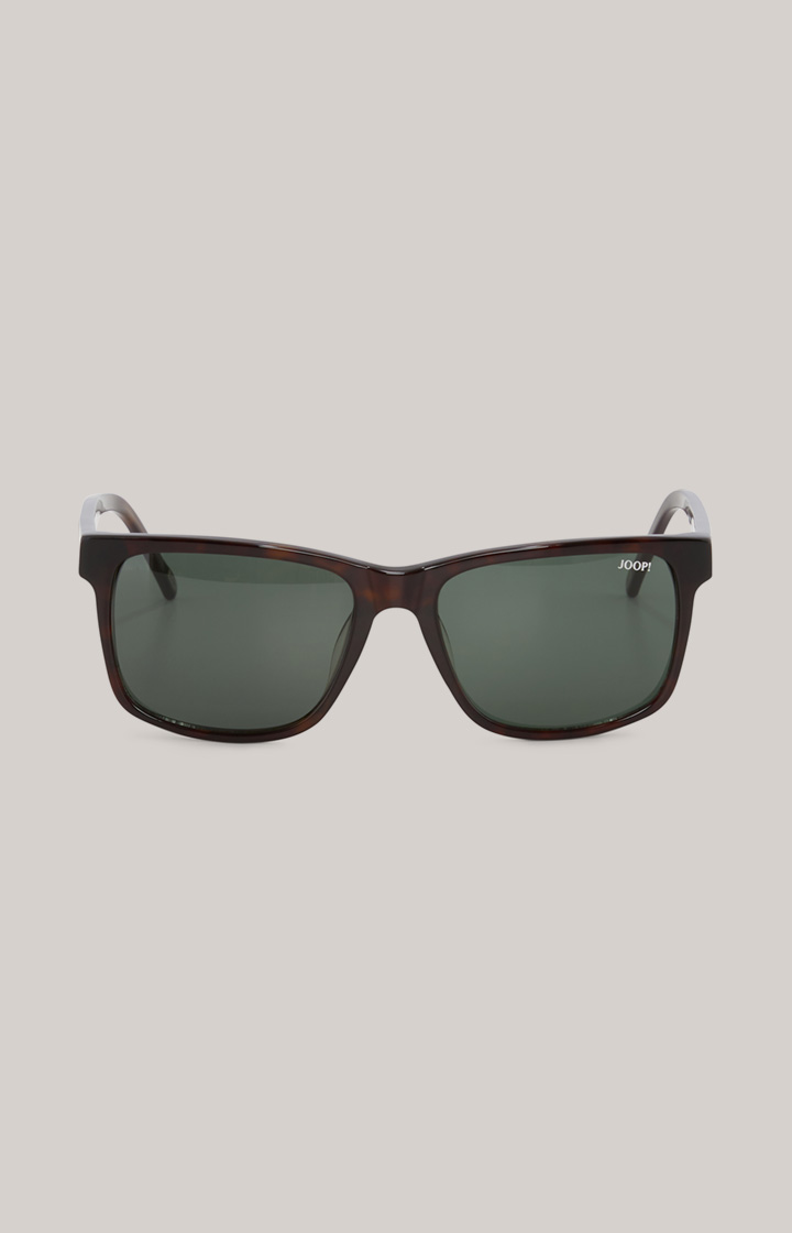 Sonnenbrille in Braun/Grün