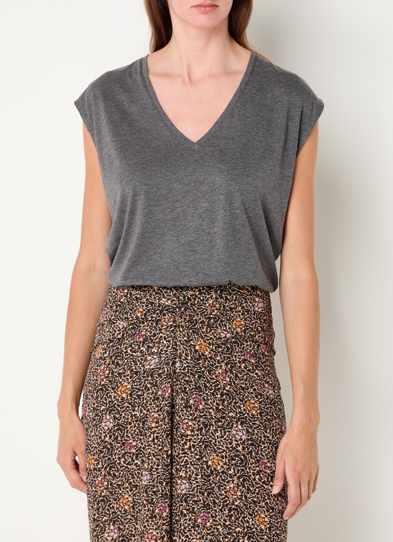 Session Top in lyocellblend with painted design