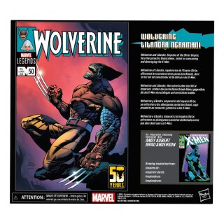 Wolverine 50th Anniversary Marvel Legends Actionfiguren 2er-Pack - Wolverine & Lilandra Neramani