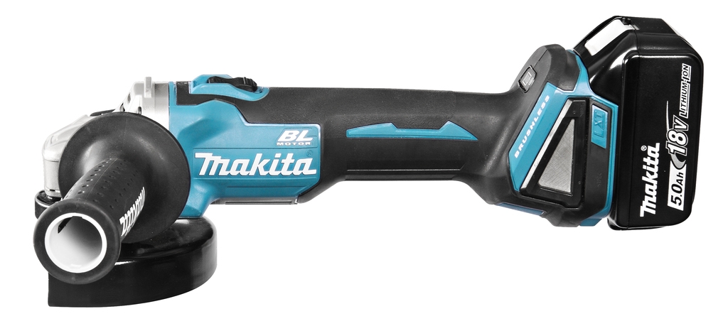 Meuleuse d'angle Makita DGA506RTJ 18 V 5,0 Ah Li-Ion 125 mm avec frein moteur