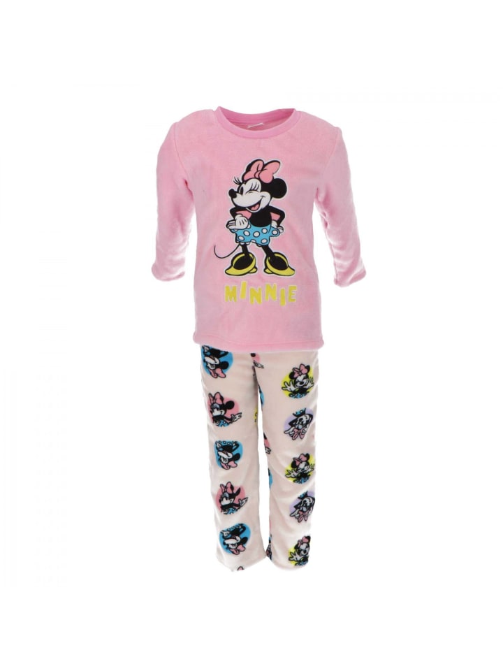 Disney Minnie Mouse Minnie Mouse Korallen-Fleece Pyjama Schlafanzug für Kinder in Blau günstig kaufen onesize