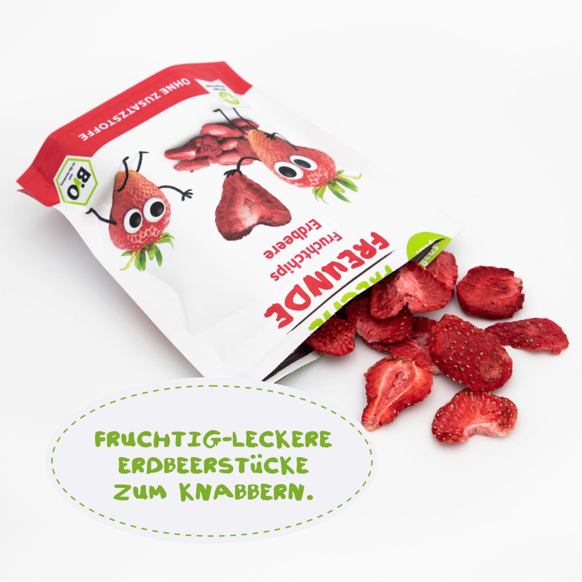 Kindersnack Fruchtchips Erdbeere, ab 3 Jahre, 12 g
