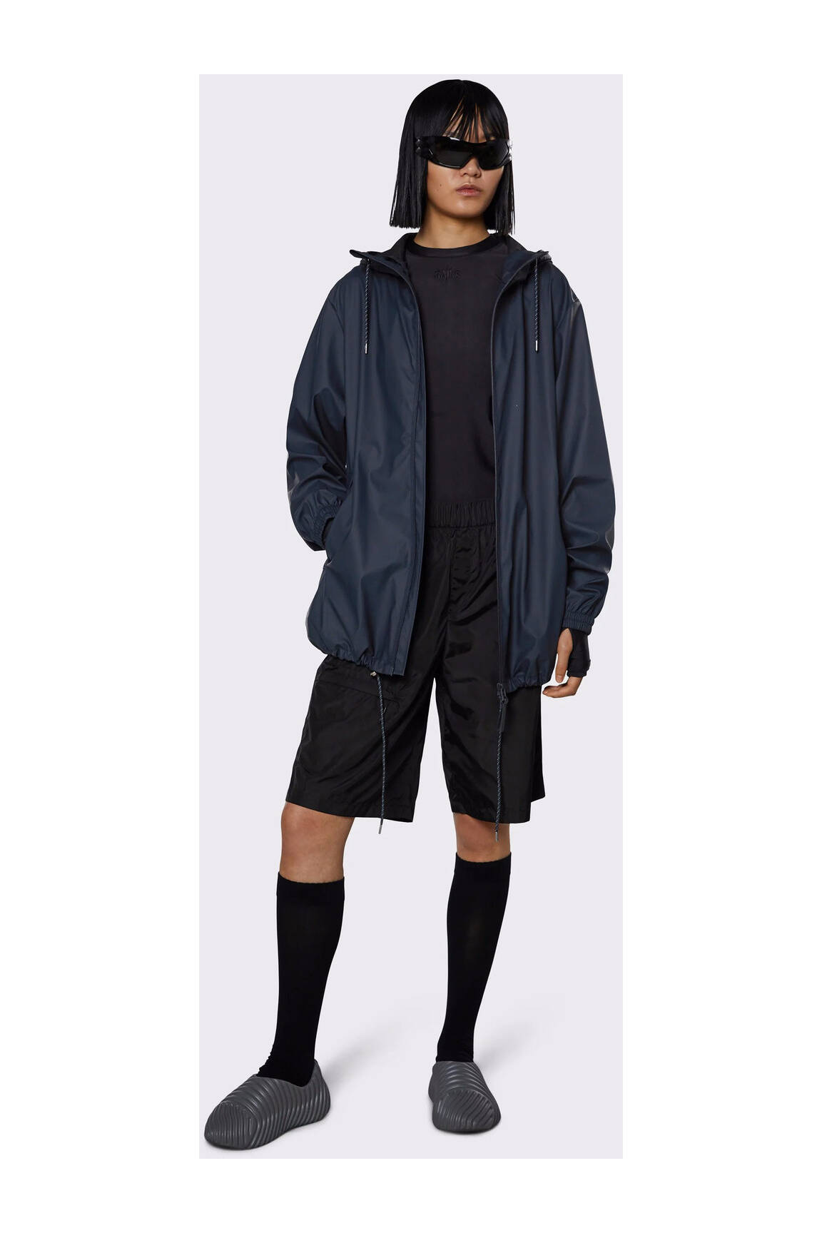 Rains Impermeables Trenchs Unisexe couleur bleu
