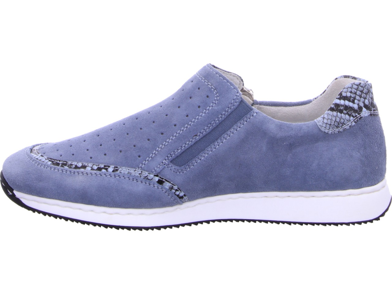 RIEKER Sportliche Slipper blau
