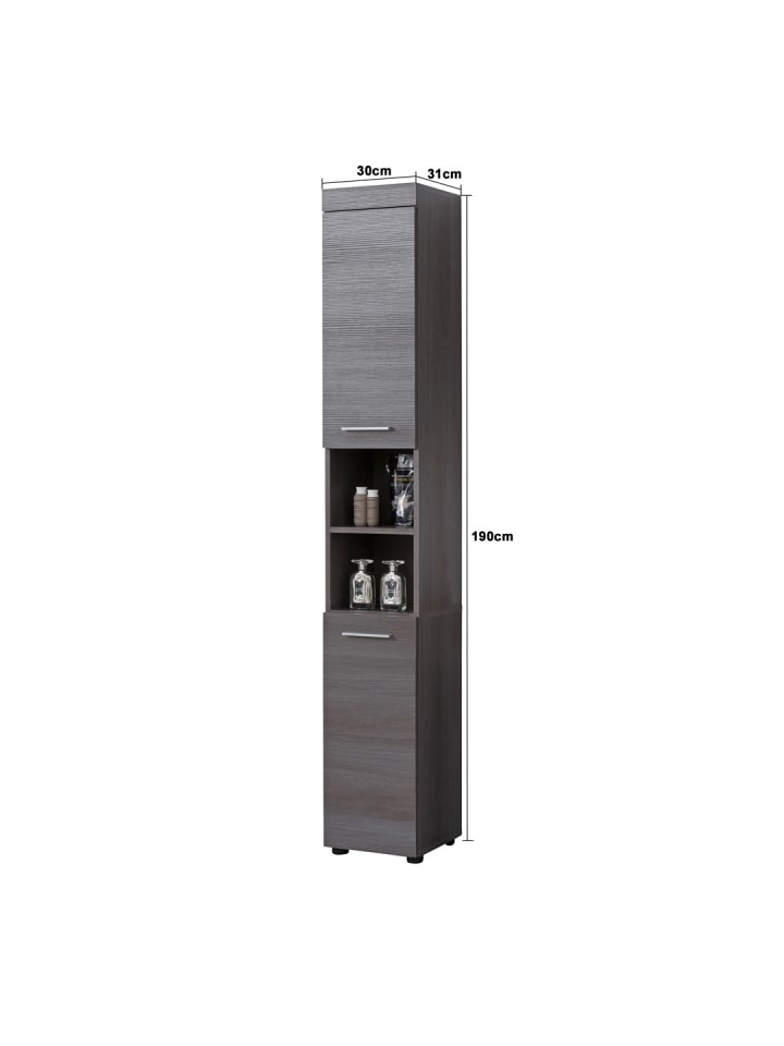 ebuy24 Badschrank RunnerMoon Silber 30 x 31 cm günstig kaufen onesize