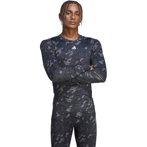 HERREN SHIRT TECHFIT ALLOVER PRINT TRAINING