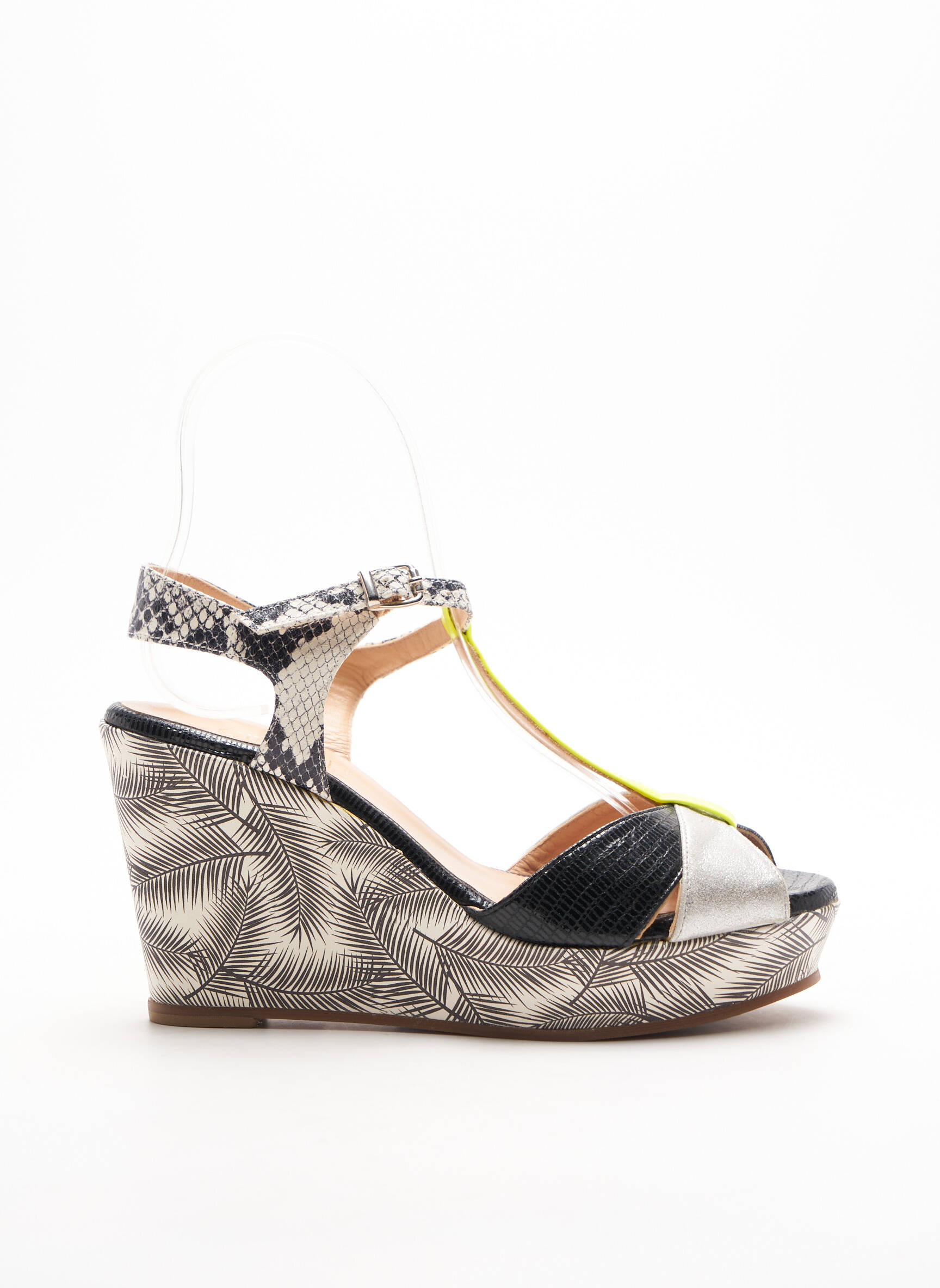 Creatis Sandales Nu Pieds Femme couleur jaune