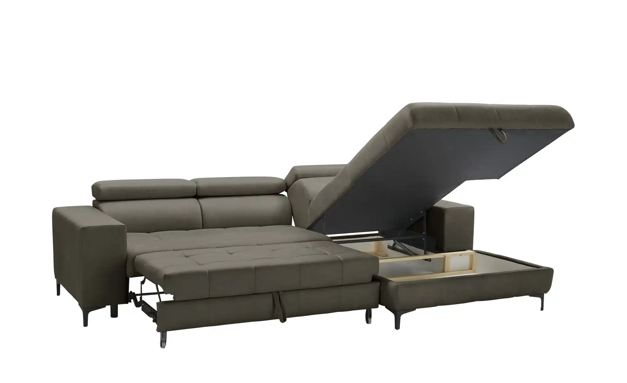 Twist Ecksofa aus Mikrofaser Caro
