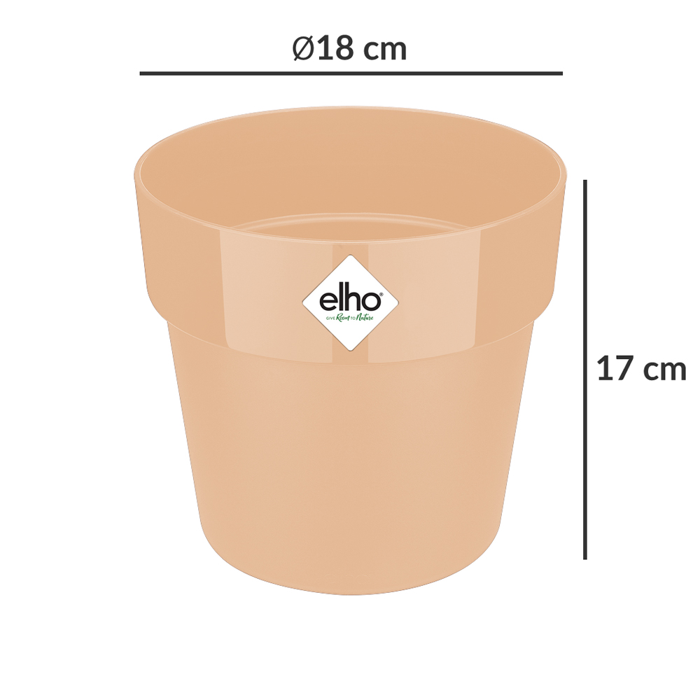 Casaria Deuba® Blumentopf Nude 18x17cm 2,9L