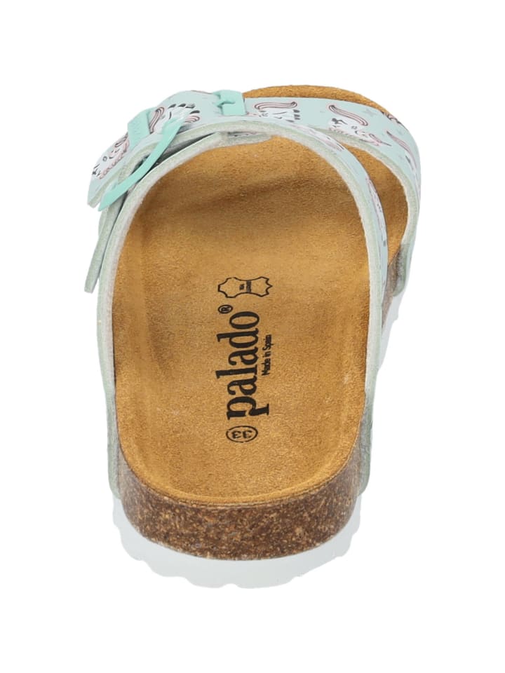 palado Pantoletten in Türkis günstig kaufen