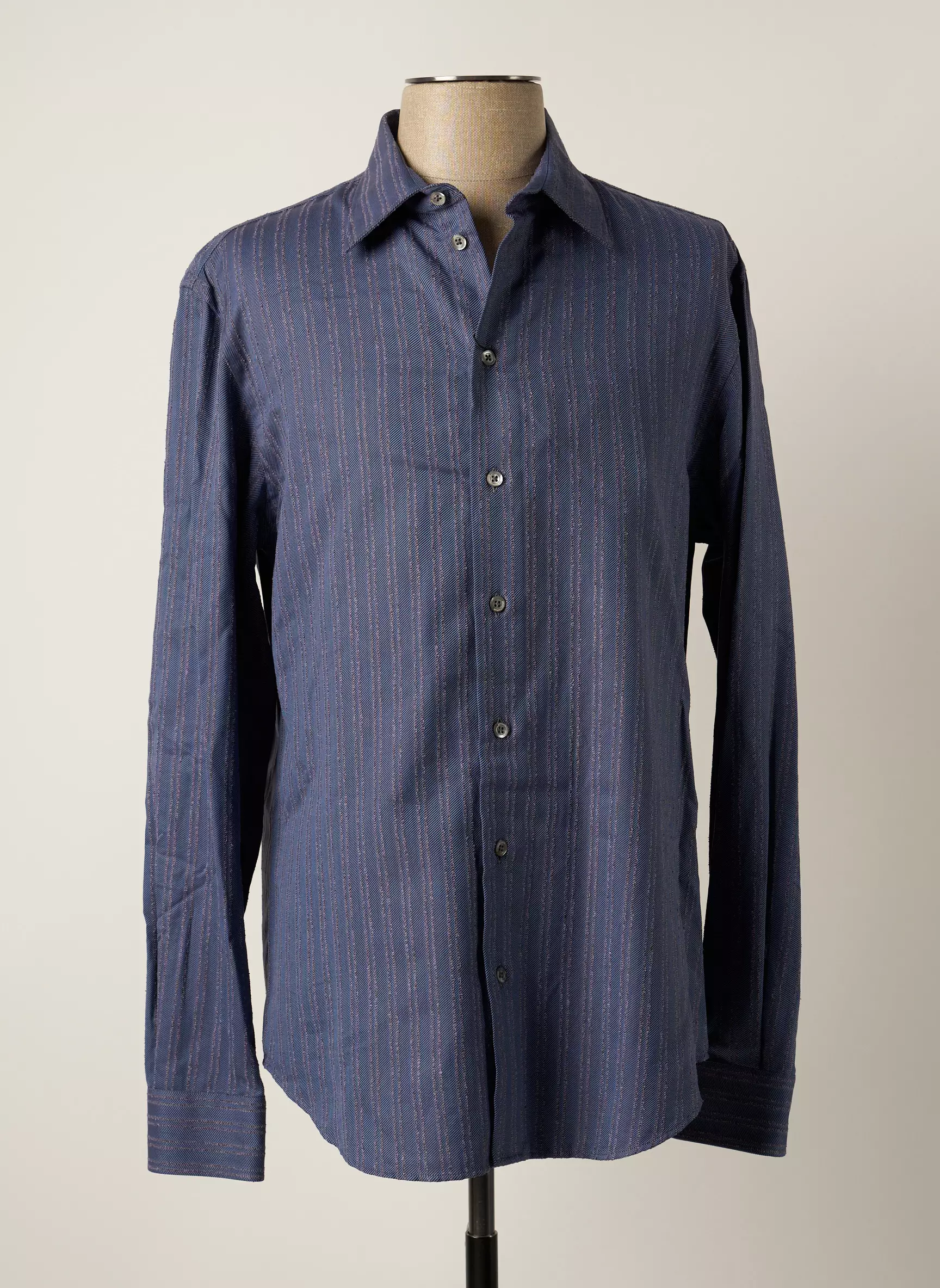 Emporio Armani Manches Longues Homme couleur bleu
