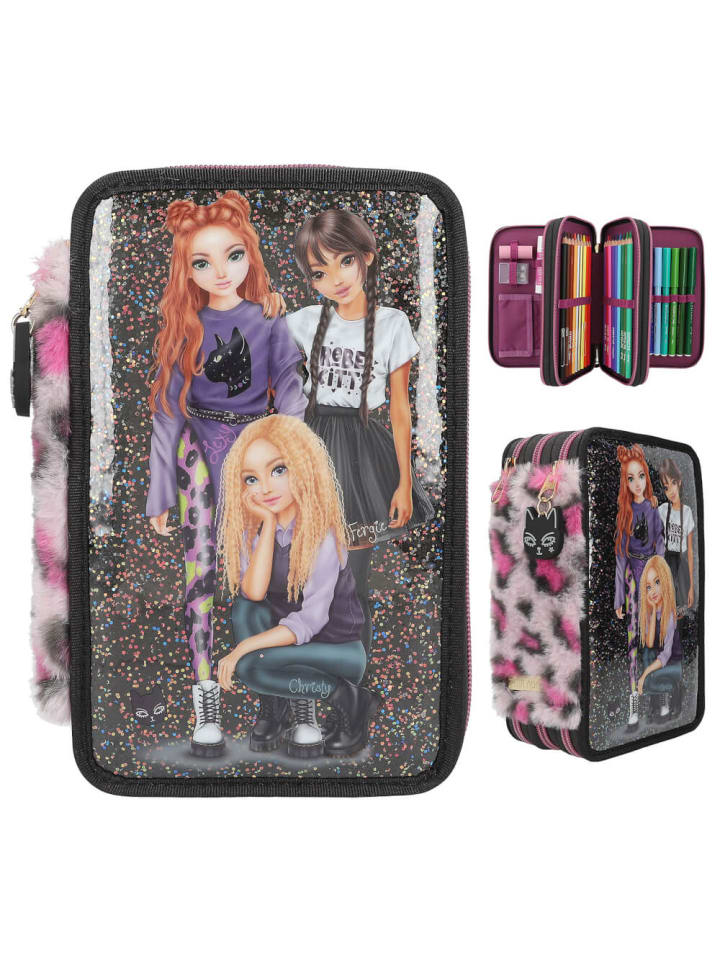 Topmodel Federtasche, 3 Fach Rebel Kitty, 6-14 Jahre günstig kaufen onesize