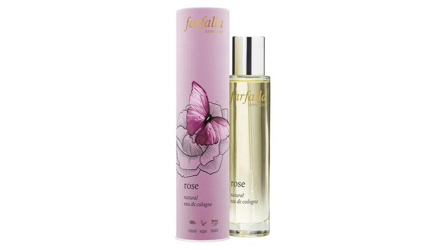 Farfalla Rose Natural Eau de Cologne 50 ml