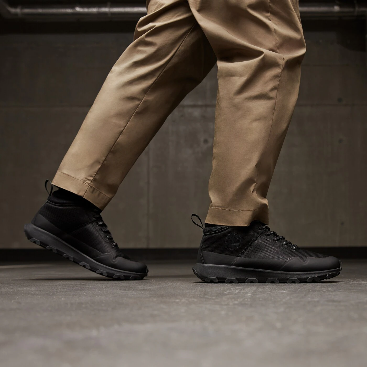 TIMBERLAND WINSOR TRAIL MID FAB WP Schwarz