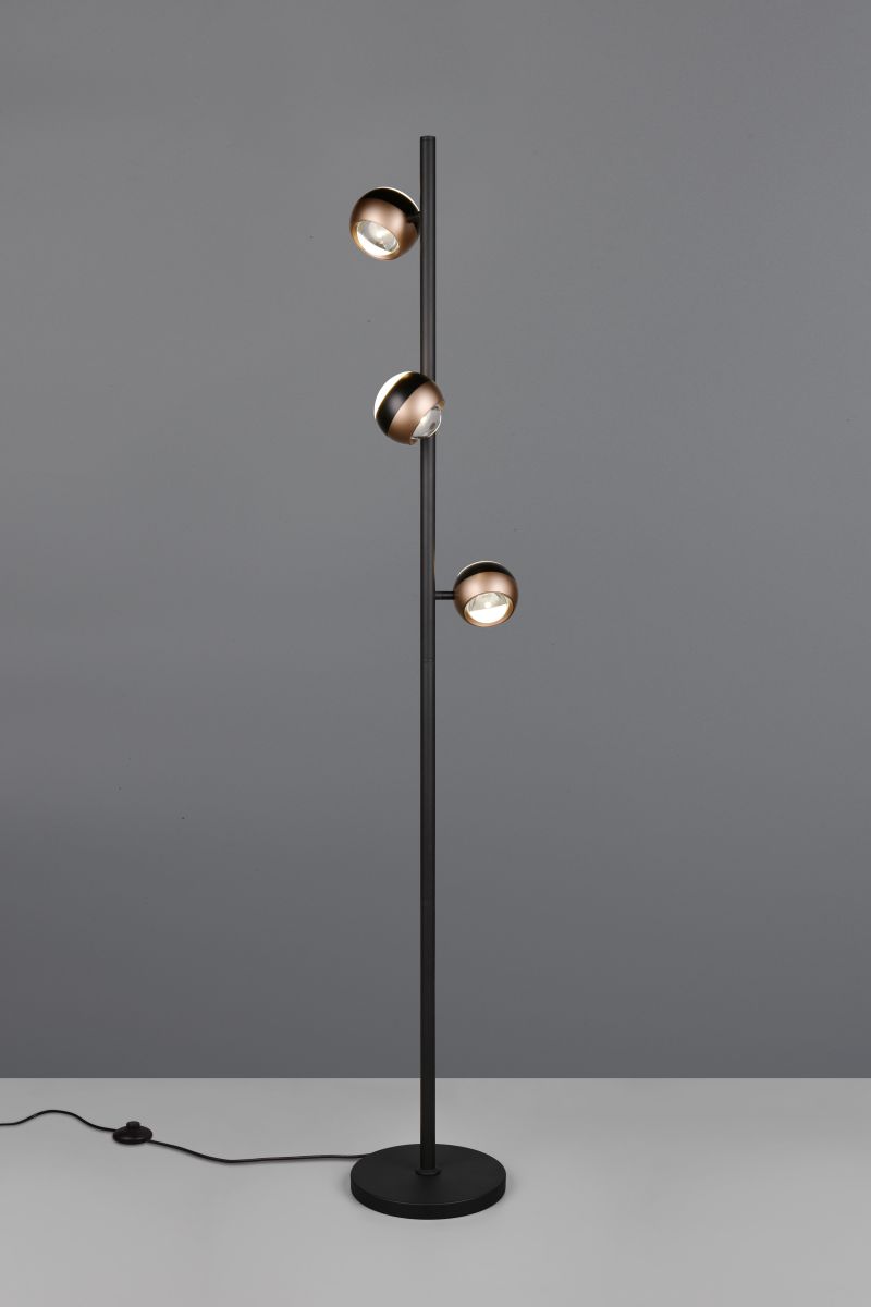 TRIO 3-flg LED Stehlampe Orbit-S