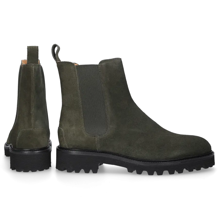 EN AVANT - Chelsea Boots D0600003/417 Veloursleder - grün