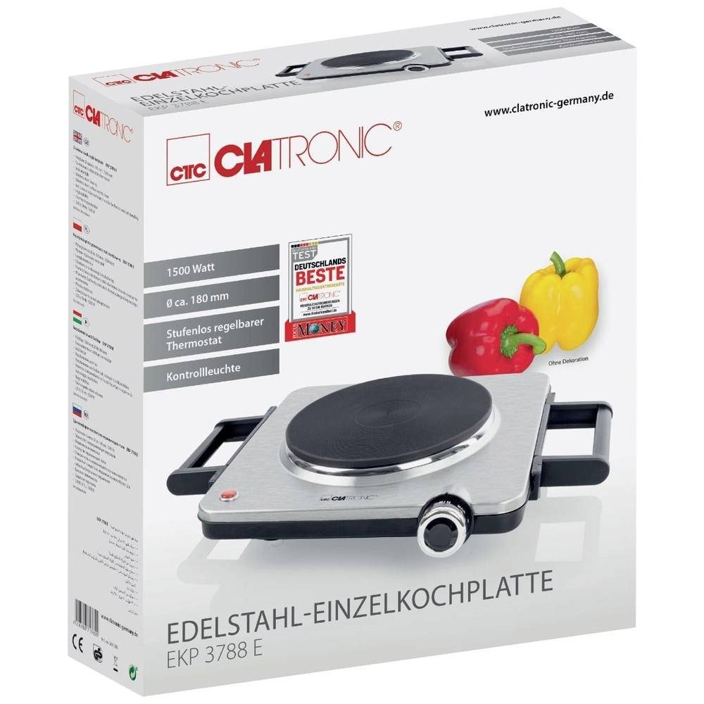 CLATRONIC Einzelkochplatte Einzelkochplatte1500W