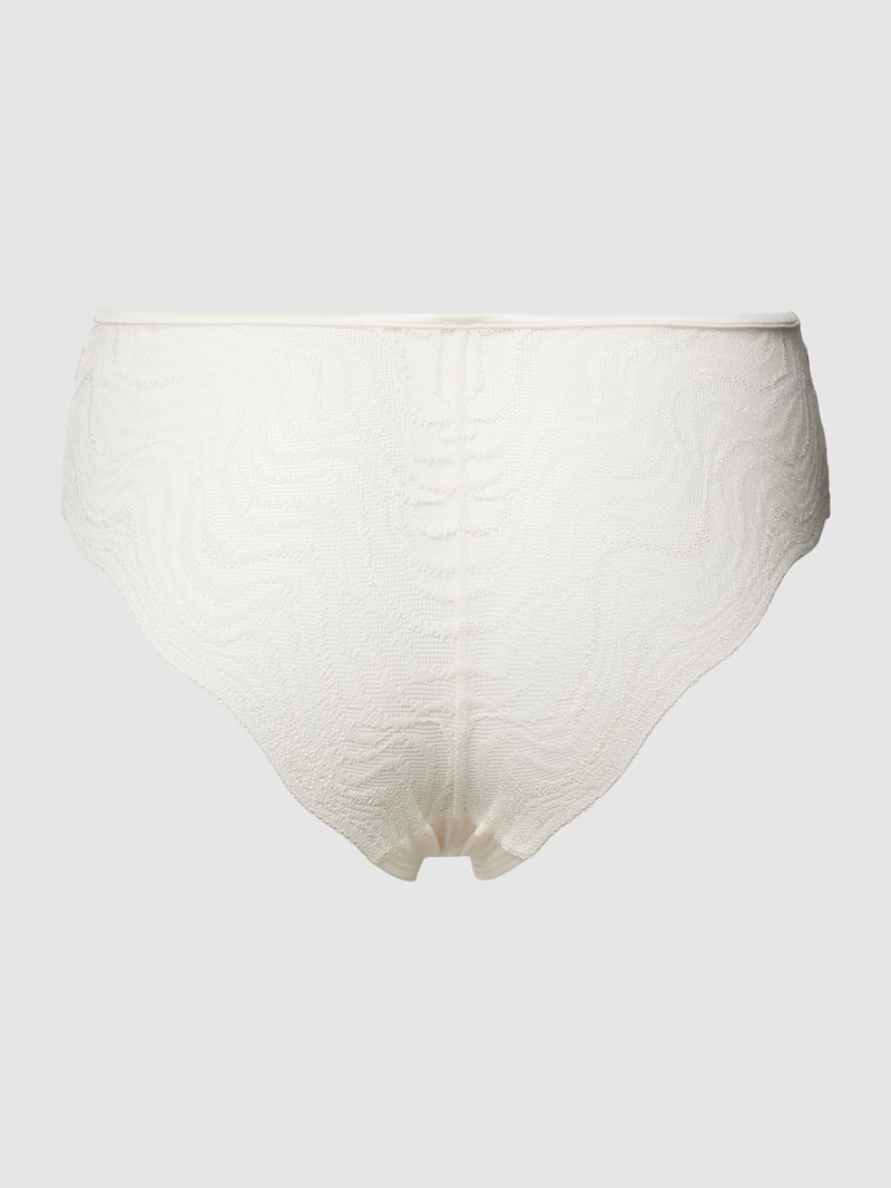 Slip mit Allover-Muster in offwhite