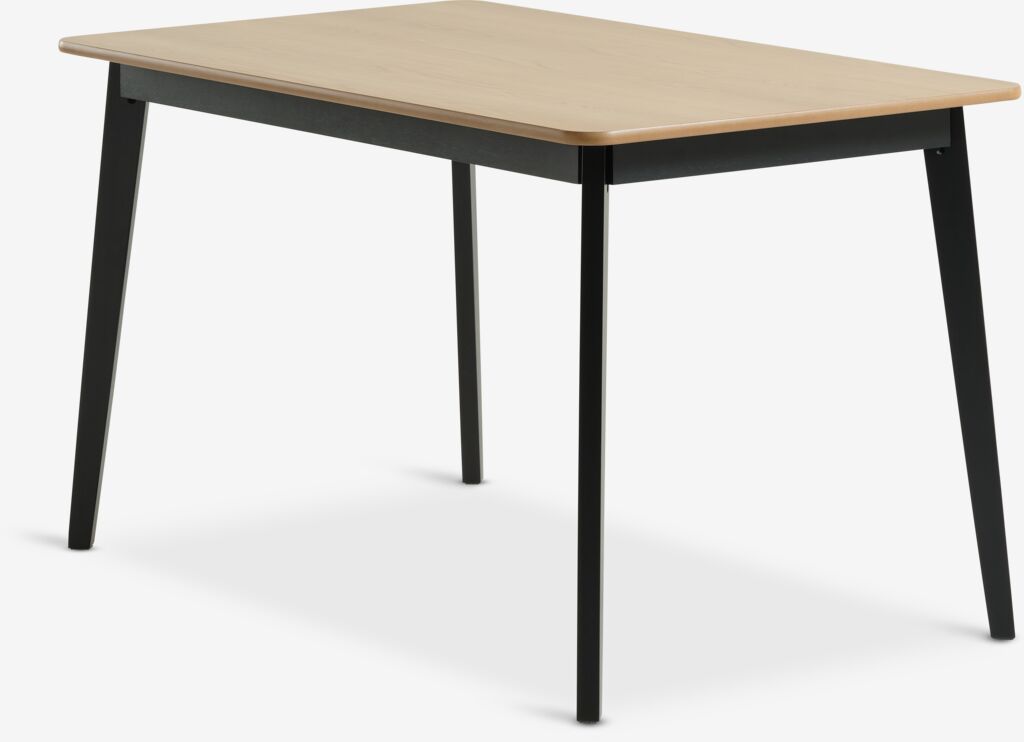 JEGIND JEGIND table à manger 80x130 chêne/noir