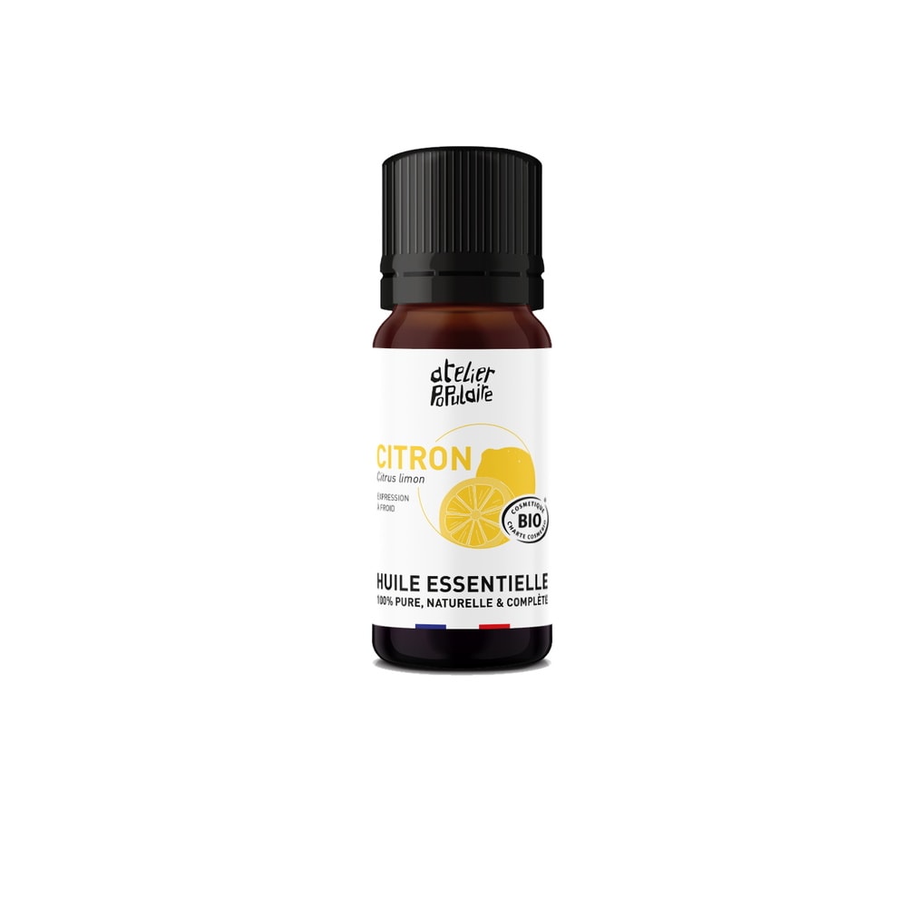 atelier populaire Huile essentielle biologique de Citron | 10mL Huile essentielle