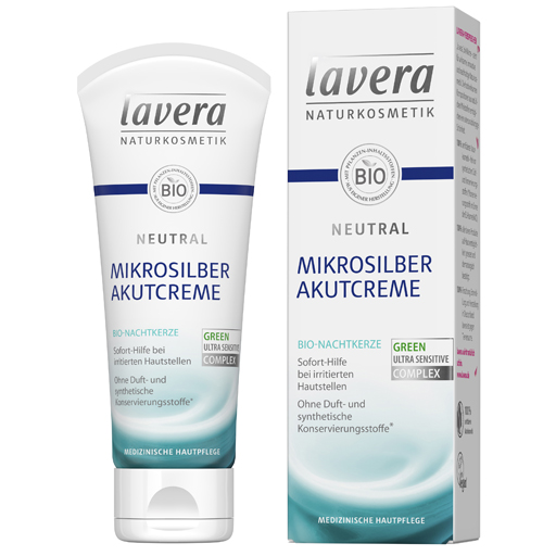 LAVERA Neutral Akutcreme mit Mikrosilber  75 ml  Creme